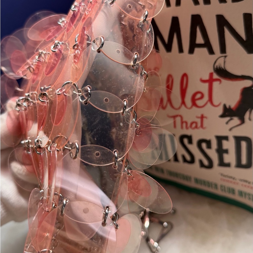 Paco rabanne Pink Sequin Chain Shoulder Bag - Picture 7 of 14